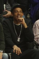 ELLEN POMPEO at LA Clippers vs Golden State Warriors Game 01/18/2019