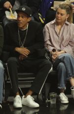 ELLEN POMPEO at LA Clippers vs Golden State Warriors Game 01/18/2019
