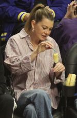 ELLEN POMPEO at LA Clippers vs Golden State Warriors Game 01/18/2019