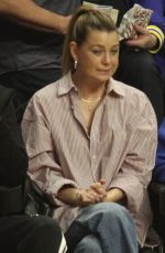 ELLEN POMPEO at LA Clippers vs Golden State Warriors Game 01/18/2019
