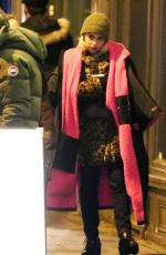 EMILIA CLARKE on the Set of Last Christmas in East London 01/09/2019