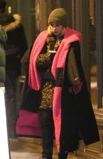 EMILIA CLARKE on the Set of Last Christmas in East London 01/09/2019