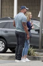 EMILY BLUNT and Dwayne Johnson Out in Burbank 01/29/2019