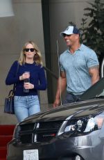 EMILY BLUNT and Dwayne Johnson Out in Burbank 01/29/2019