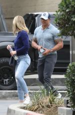 EMILY BLUNT and Dwayne Johnson Out in Burbank 01/29/2019