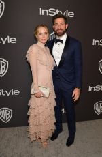 EMILY BLUNT at Instyle and Warner Bros Golden Globe Awards Afterparty in Beverly Hills 01/06/2019