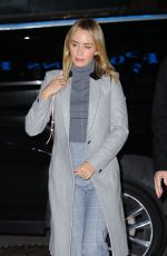 EMILY BLUNT Night Out in New York 01/18/2019
