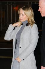 EMILY BLUNT Night Out in New York 01/18/2019