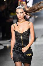 EMILY RATAJKOWSKI at Versace Runway Show at Milan Fashion Week 01/12/2019