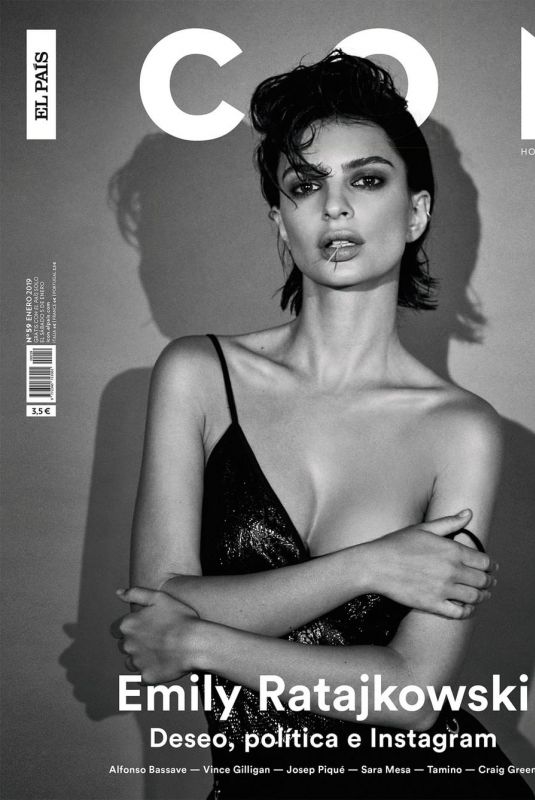 EMILY RATAJKOWSKI on the Cover of Icon El País, January 2019