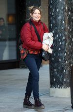EMMA ATKINS Leaves ITV Studio in London 01/22/2019