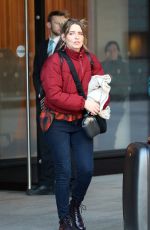 EMMA ATKINS Leaves ITV Studio in London 01/22/2019