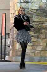 EMMA ROBERTS and Evan Peters Out Shopping in Los Angeles 01/17/2019