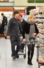 EMMA ROBERTS and Evan Peters Out Shopping in Los Angeles 01/17/2019
