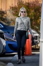 EMMA ROBERTS at a Film Company Office in West Hollywood 01/10/2019
