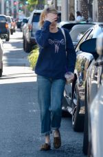 EMMA ROBERTS at Coffee Bean & Tea Leaf in Beverly Hills 01/03/2019
