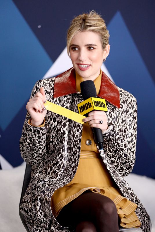 EMMA ROBERTS at Imdb Studio at 2019 Sundance Film Festival 01/26/2019