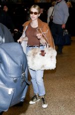 EMMA ROBERTS at Salt Lake City Airport 01/25/2019