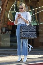 EMMA ROBERTS in Denim Out in West Hollywood 01/19/2019