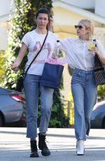 EMMA ROBERTS in Denim Out in West Hollywood 01/19/2019