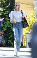 EMMA ROBERTS in Denim Out in West Hollywood 01/19/2019