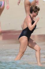 EMMA ROBERTS in Swimsuit on the Beach in Barbados 01/02/2019