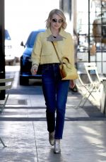 EMMA ROBERTS Leaves Nine Zero One Salon in West Hollywood 01/04/2019