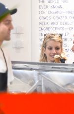 EMMA ROBERTS Out for Ice Cream in Los Angeles 01/18/2019
