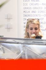 EMMA ROBERTS Out for Ice Cream in Los Angeles 01/18/2019