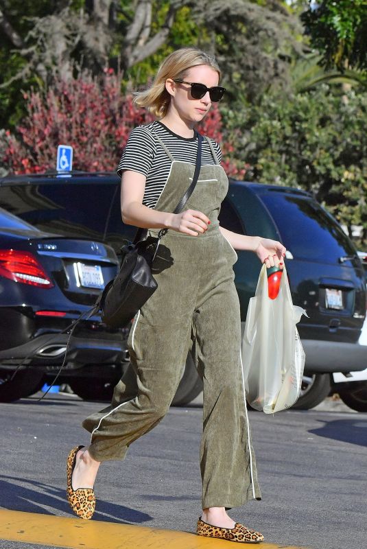 EMMA ROBERTS Out Shopping in Los Angeles 01/12/2019