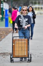 EMMA ROBERTS Shopping at a Flea Market in Pasadena 01/13/2019