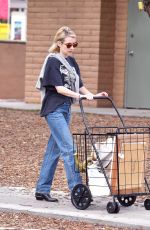 EMMA ROBERTS Shopping at a Flea Market in Pasadena 01/13/2019