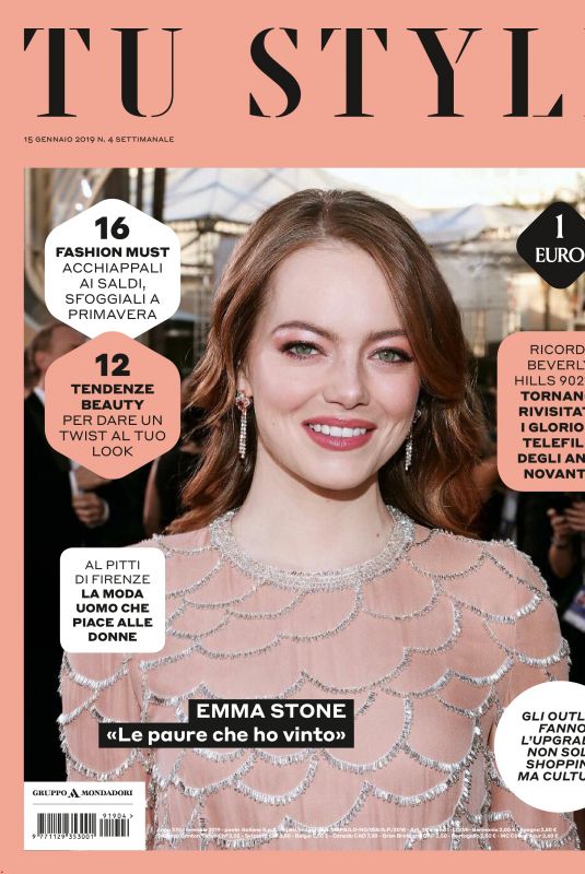 EMMA STOE in Tu Style Magazine, Italy January 2019