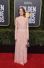 EMMA STONE at 2019 Golden Globe Awards in Beverly Hills 01/06/2019