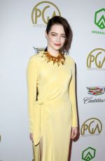 EMMA STONE at 2019 Producers Guild Awards in Beverly Hills 01/19/2019