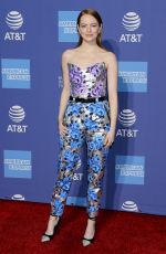 EMMA STONE at 30th Annual Palm Springs International Film Festival Awards Gala 01/03/2019