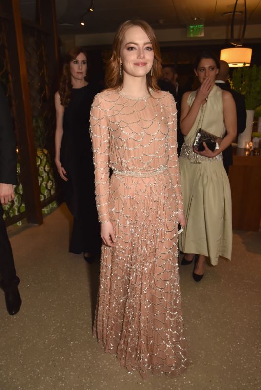 EMMA STONE at HBO Golden Globe Awards Afterparty in Beverly Hills 01/06/2019