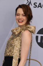 EMMA STONE at Screen Actors Guild Awards 2019 in Los Angeles 01/27/2019