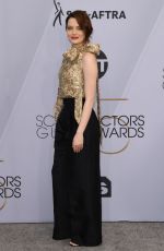 EMMA STONE at Screen Actors Guild Awards 2019 in Los Angeles 01/27/2019
