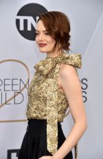 EMMA STONE at Screen Actors Guild Awards 2019 in Los Angeles 01/27/2019