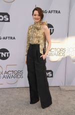 EMMA STONE at Screen Actors Guild Awards 2019 in Los Angeles 01/27/2019