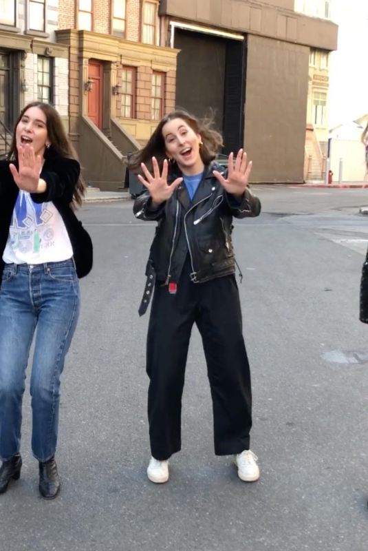 EMMA STONE for Haim Recreate Stop Dance for Omaze