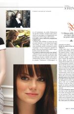 EMMA STONE in Acqua & Sapone Magazine, January 2019