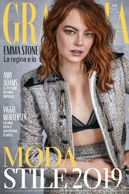 EMMA STONE in Grazia Magazine, Italy january 2019