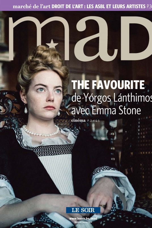 EMMA STONE in Mad Magazine, January 2019