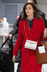 EMMY ROSSUM Arrives at JFK Airpoirt in New York 01/14/2019