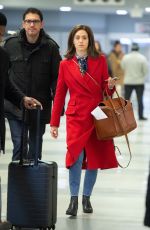 EMMY ROSSUM Arrives at JFK Airpoirt in New York 01/14/2019