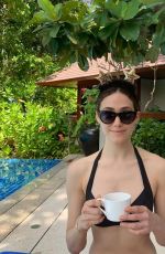 EMMY ROSSUM in Bikini - Instagram Pictures 12/31/2018