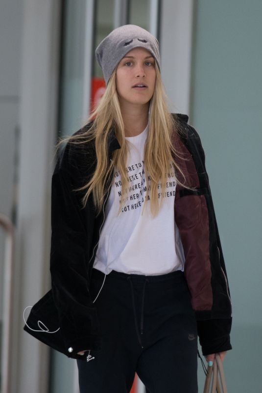 EUGENIE BOUCHARD Arrives at Airport in Melbourne 01/08/2019