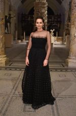 FELICITY JONES at Christian Dior: Designer of Dreams Exhibition in London 01/29/2019